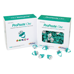 ProPaste™ One Disposable Prophy Ring and AntiSplatr Paste Combo