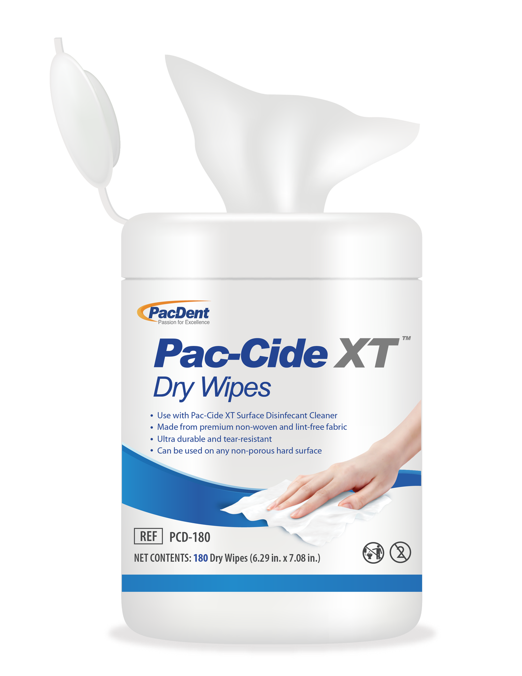 Pac-Cide XT™ Dry Wipes