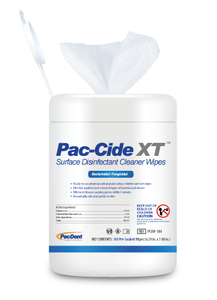 Pac-Cide XT™ Surface Disinfectant Cleaner Wipes