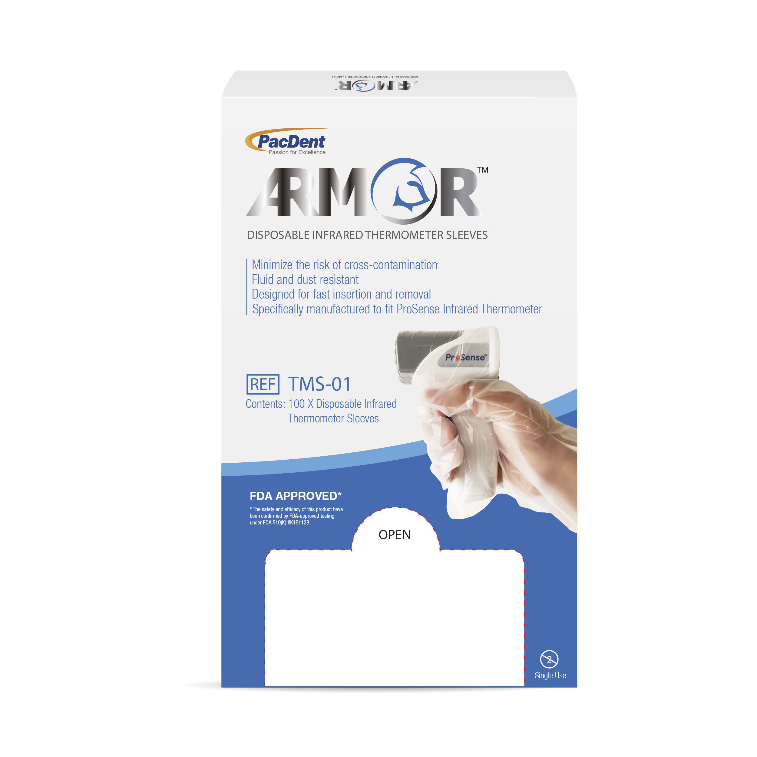 Armor™ Disposable Infrared Thermometer Sleeves