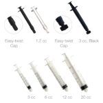 Luer-Lock Endo Irrigation Syringes - 1.2 Cc Syringe W/ Caps / White / 100/pk