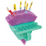 Endo Aid Kit & Refills - Endo Aid Kit: 1 X Finger Hold Organizer 25x Gray Disposable Foam 25x Lavender Disposable Foam
