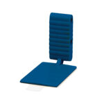 EzAim® ComforTab™ Adhesive Cushioned Sensor Holders - EzAim ComforTab Adhesive Sensor Holder Anterior Blue   50/pk