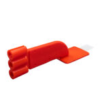 EzAim® ComforTab™ Adhesive Cushioned Sensor Holders - EzAim ComforTab Adhesive Sensor Holder Bitewing Red   50/pk
