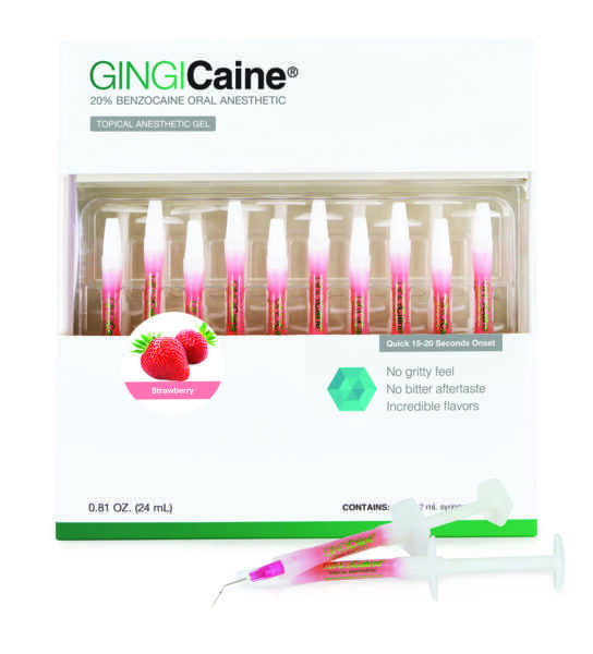 GINGICaine Oral Anesthetic Gel in Syringe